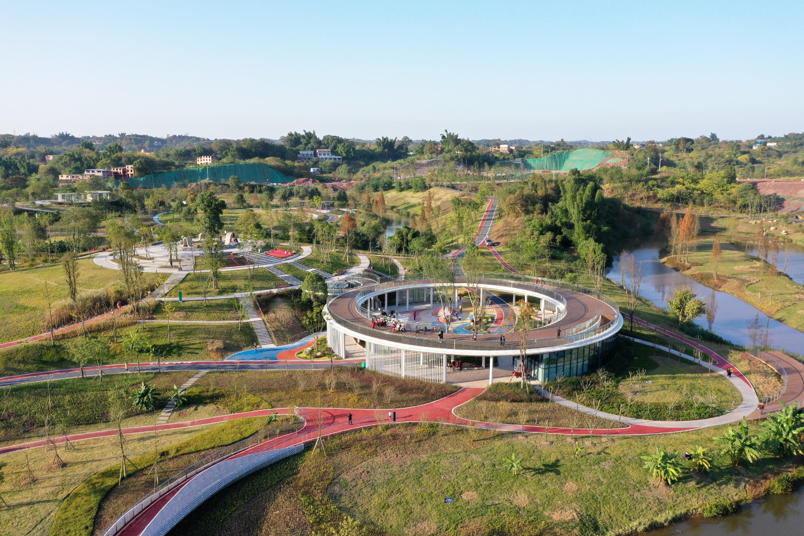 金沙bjs线路检测中心园林绿化维护